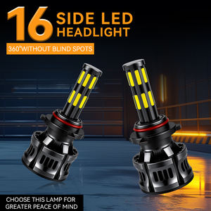 ไฟหน้ารถยนต์ LED 360องศาสี6000K อุณหภูมิ16ด้าน12V รับประกัน1ปีใช้ได้ H1 H3 H7 H11 9005 9006 9012 881 - Product Image 3