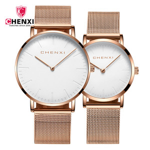 CHENXI Moda in oro Rosa Amante Orologi Da Uomo di Alta Qualità Ultra <span class=keywords><strong>sottile</strong></span> <span class=keywords><strong>Orologio</strong></span> Al Quarzo <span class=keywords><strong>Donna</strong></span> Elegante del Vestito Delle Signore Della Vigilanza Montre Femme - Product Image 4