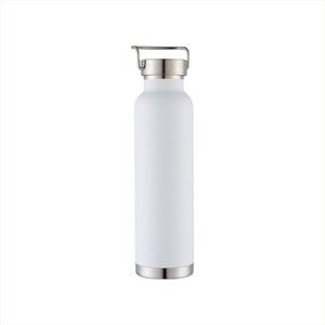 Bouteilles de cyclisme isolées personnalisées de 600ml Bouteille d'eau de camping en acier inoxydable avec poignée - Product Image 5