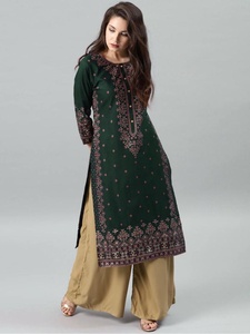 Kurta Dashiki de Rayón Pesado con Estampado Africano, Ecológica y a la Moda, Corte Ork Nayra, Casual, Transpirable, con Pedrería para Mujer, ODM - Product Image 3
