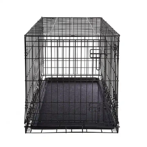 Jeu pour animaux de compagnie portable de haute qualité grande clôture pour chien en métal avec pied de porte clôture pour chien en métal galvanisé - Product Image 4
