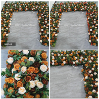 Mur floral moderne et léger en soie réaliste pour la Saint-Valentin, Thanksgiving, la remise des diplômes et la fête des Mères