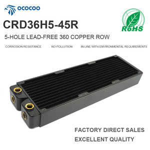 Radiador de Refrigeración por Agua de Cobre sin Plomo de 360 mm, 5 Puertos G1/4, Alto Rendimiento, Disipación de Calor Líquido para PC Gaming - Product Image 1