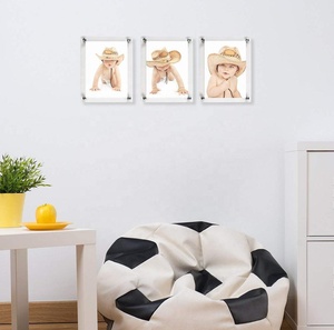 7x9 Pouces Cadres <span class=keywords><strong>Photo</strong></span> En Acrylique Transparent En Gros <span class=keywords><strong>Montage</strong></span> Mural <span class=keywords><strong>Cadre</strong></span> <span class=keywords><strong>Photo</strong></span> Flottant - Product Image 5