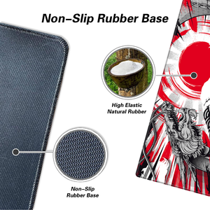 Aangepaste Grote Gaming Muismat Xxl Bureaumat Met Gestikte Rand Rode Draak Anime Rubberen Basis Toetsenbord Pc Laptop Accessoires - Product Image 3