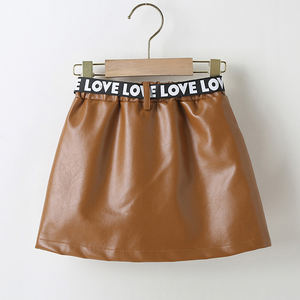 <span class=keywords><strong>Jupe</strong></span> en <span class=keywords><strong>cuir</strong></span> pour bébé fille de 2 à 7 ans, <span class=keywords><strong>jupe</strong></span> courte moulante en PU avec sac à main M3245 - Product Image 2