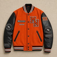 Veste de sport en polaire pour homme, isolée thermiquement, résistante au vent, grande taille, broderie chenille personnalisée, production OEM en usine