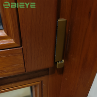 Fenêtre en bois recouvert d'aluminium série 86, finition de surface personnalisée, s'adaptant aux différents besoins et aux différents designs architecturaux