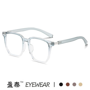 แว่นตาทรงสี่เหลี่ยมเต็มกรอบ เลนส์เรซิ่น ป้องกันแสงสีฟ้า กรอบสำหรับทุกเพศ - Product Image 4