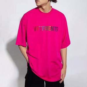 Logo personnalisé T-shirt baggy épais et surdimensionné avec impression par transfert de chaleur T-shirt oversize pour homme - Product Image 1