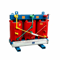 Transformateur sec à isolation époxy SCB14 haute efficacité 30kVA 2500kVA 10kV 0.4kV à faible perte en feuille de cuivre personnalisable