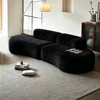 Vakuumkomprimiertes Ovales Zweisitzer-Sofa Sektionales Sofa Einfacher Versand und Lieferung