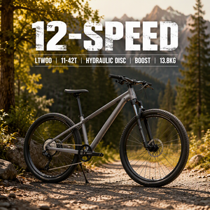 Bicicleta <span class=keywords><strong>de</strong></span> Montaña <span class=keywords><strong>de</strong></span> 12 <span class=keywords><strong>Velocidades</strong></span>, Cuadro <span class=keywords><strong>de</strong></span> Aluminio, Frenos <span class=keywords><strong>de</strong></span> Disco Hidráulicos LTWOO <span class=keywords><strong>11</strong></span>-42T, Eje Pasante Boost, Horquilla <span class=keywords><strong>de</strong></span> Aire <span class=keywords><strong>de</strong></span> 120 mm, Trail XC VTT - Product Image 1