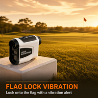 Télémètre laser de golf INORM LAB 1200M avec zoom optique 6x, compensation de pente, batterie rechargeable 750 mAh pour la chasse et le golf