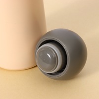 Bouteille d'eau isotherme pour étudiants de 350 ml en acier inoxydable SUS 304 avec couvercle à vis à motif nez rouge, petite gourde sous vide de 12 oz pour enfants