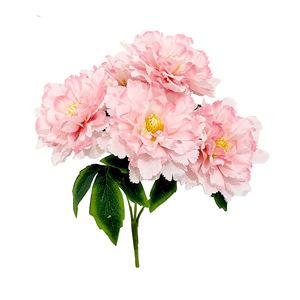 <b>Artificial</b> <b>Peony</b> Bouquet 5-Head 39cm Wedding Home Decor Floral Arrangement - Product Image 5