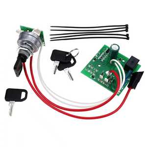 Am131841 Ignition <b>Switch</b> For John Deere Tractors One <b>Touch</b> Start With Key And Wiring Harness - Product Image 2