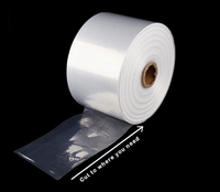 Rouleau de sacs en plastique LDPE 100%, rouleau de sacs poly pour l'emballage et la protection générale, découpé sur mesure, résistant à l'humidité et à la poussière