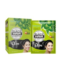Shampooing Noir Naturel Goperfect Olive en Gros, Couvre 100% des Cheveux Blancs, Longue Durée, Permanent, Sans Effet Vertigineux, Pour Tous Types de Cheveux