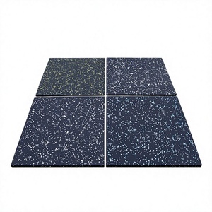 Dust Repellent Rubber Gym <b>Floor</b> Tiles Make Daily Cleaning Work Much Easier For Large Scale Commercial Fitness Center Site - Product Image 1