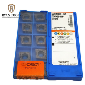 Ccmt060202 ccmt060204 ccmt09t302 ccmt120404-hmp pc9030 korloys Carbide chèn công cụ tiện <span class=keywords><strong>CNC</strong></span> cắt chèn công cụ tiện Anna - Product Image 3