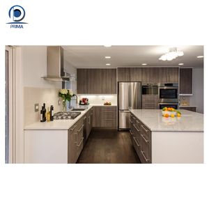Gabinetes Impermeables Personalizados Prima, Panel de Puerta de <span class=keywords><strong>OSB</strong></span>/Tablero de Partículas, Gabinete de Cocina de Madera - Product Image 5