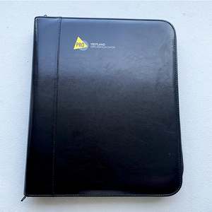 Danh mục đầu tư dây kéo mở rộng tập tin thư mục kinh doanh hội nghị túi tài liệu PU da dự án ảnh A4 túi hiện đại dập nổi - Product Image 2