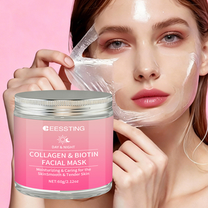 Mascarilla Facial Peel-Off de Colágeno y Biotina de Marca Privada para Limpieza Suave de Poros, Iluminación, Hidratación y Humectación Duradera - Product Image 1