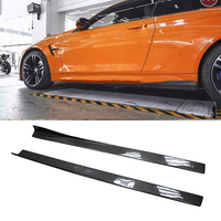 Extensions de bas de caisse en fibre de carbone de style VRS pour BMW F80 F82 F83 M3 M4 Kits de carrosserie