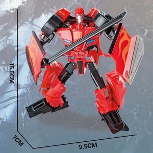 20cm chất lượng cao tự làm giáo dục abs nhựa biến đổi <span class=keywords><strong>Robot</strong></span>-xe chế độ & chiến đấu thiết kế sẵn sàng cho trẻ em - Product Image 1