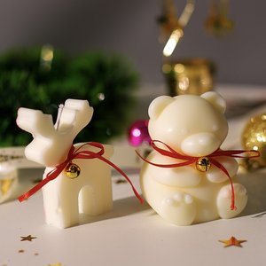 Bougie parfumée de Noël originale, décorations pour la maison, fêtes du Nouvel An, belles bougies parfumées de Noël - Product Image 6