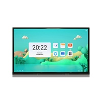 Tableau blanc interactif tactile UltraHD 65 pouces pour collaboration, salles de classe intelligentes et salles de réunion