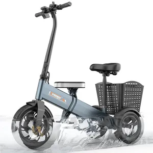 Складной трехколесный велосипед старших инвалидности 3 колеса электрические скутеры для пожилых людей с ограниченными возможностями складной электрический скутер
