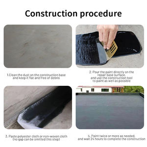 Agente impermeable <span class=keywords><strong>de</strong></span> poliuretano a base <span class=keywords><strong>de</strong></span> agua para pared Exterior, baño, inodoro, baldosas, revestimiento <span class=keywords><strong>de</strong></span> reparación <span class=keywords><strong>de</strong></span> fugas <span class=keywords><strong>de</strong></span> pared permeable gris - Product Image 6