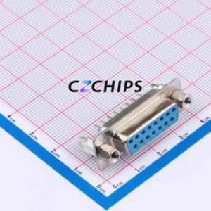 DS1034-15FUNSI44 D-Sub/VGA Connector Through hole Component (THT) Connector Standard D-Sub Female 15P Through Hole - Product Image 1