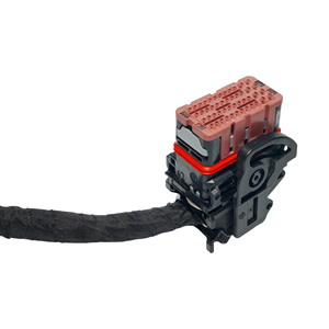 Connecteur d'unité de commande moteur (ECU) automobile avec gaine en nylon et isolation en PVC pour faisceau de câblage automobile - Product Image 1