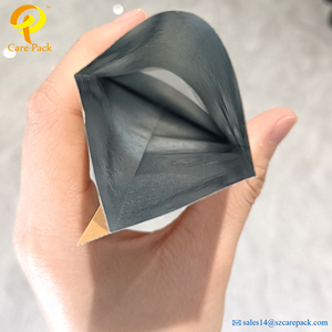Túi Giấy Kraft Phân Hủy Sinh Học Túi Phẳng Niêm Phong 3 Mặt Tùy Chỉnh Cho Gói Mỹ Phẩm Mẫu - Product Image 6