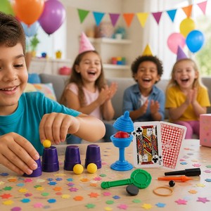 Kit <span class=keywords><strong>de</strong></span> <span class=keywords><strong>magie</strong></span> en plastique OEM <span class=keywords><strong>avec</strong></span> logo personnalisé pour enfants débutants, livret d'instructions étape par étape, ensemble cadeau pour fête, tours <span class=keywords><strong>de</strong></span> <span class=keywords><strong>magie</strong></span> - Product Image 3