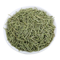Grand stock de feuilles de romarin séchées, thé aux herbes de couleur verte, pur, naturel et riche en parfum