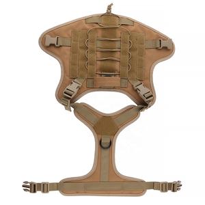 犬のトレーニングハーネスプルなし戦術的な犬のベストメッシュカスタマイズされたロゴクイックリリースソリッドナイロン犬の骨で屋外用にパッド入り - Product Image 3