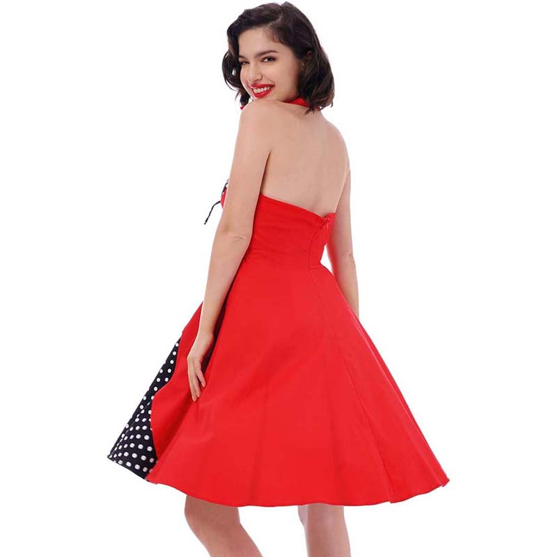 retro rockabilly dress Pink Black Rose Vintage Rockabilly Country Western Dress by Hemet