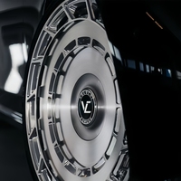 Jantes en alliage d'aluminium forgé de 20, 21, 22 et 23 pouces, design à rayons creux polis sur mesure pour Maybach Mercedes S600