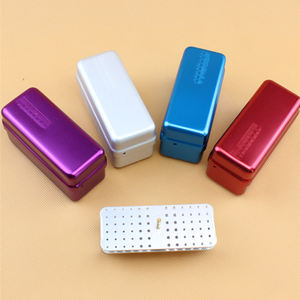 Porta File endodontico <span class=keywords><strong>Autoclave</strong></span> 72 fori con misura Endo Bur Box sterilizzazione in alluminio per ferri ferri File autoclavabili - Product Image 6