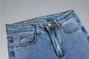 Nuovo arrivo da <span class=keywords><strong>donna</strong></span> <span class=keywords><strong>Jeans</strong></span> <span class=keywords><strong>in</strong></span> Denim elasticizzato a <span class=keywords><strong>vita</strong></span> alta strappati <span class=keywords><strong>con</strong></span> cintura elastica rilassata stile Vintage allentato per la stagione autunnale - Product Image 4