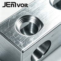 Barre de jonction multi-trous en aluminium haute intensité JEMA pour raccordement de fils, conducteur de mise à la terre durable, protection contre la foudre