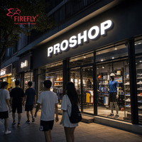 Letrero de Canal LED Personalizado, Letrero con Logotipo Iluminado Frontalmente de Acero Inoxidable 304, IP65 Impermeable, Letrero Comercial para Exteriores