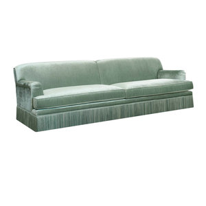 Canapés en velours vert vintage classiques en gros OEM avec franges sous les pompons, meubles de salle de réception pour mariage, canapé pour restaurant - Product Image 6