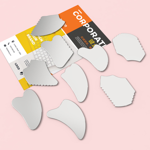 Custom Logo 304 Stainless Steel Facial <strong>Skin</strong> <strong>Care</strong> Guasha Beauty <strong>Tools</strong> Wholesale Remove Wrinkle Metal Face Gua Sha Massager - Product Image 5