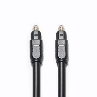 Câble audio numérique à fibre optique Toslink plaqué or OD4.0mm 1M avec connecteur DVI pour lecteur DVD, haut-parleur et HDTV