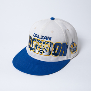 Topi Trucker Custom Print Leopard Sporty Bordir Snapback 5 6 Panel Terstruktur 100% Katun Model Dad Hat Pinggiran Melengkung Topi Baseball - Product Image 3